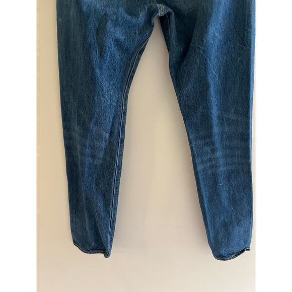Levi's 501 XX Button Fly Original Fit Blue Jeans Blank Tag Size 33 X 32 JL - Picture 4 of 13